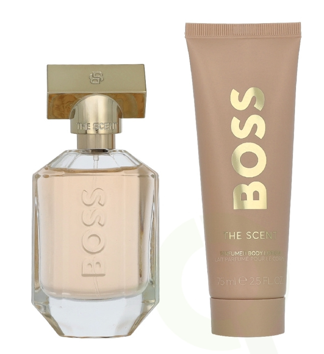 Hugo Boss The Scent Giftset 125 ml Edp Spray 50ml/Body Lotion 75ml ryhmässä KAUNEUS JA TERVEYS / Tuoksut & Parfyymit / Parfyymit / Naisten Tuoksut @ TP E-commerce Nordic AB (D33567)