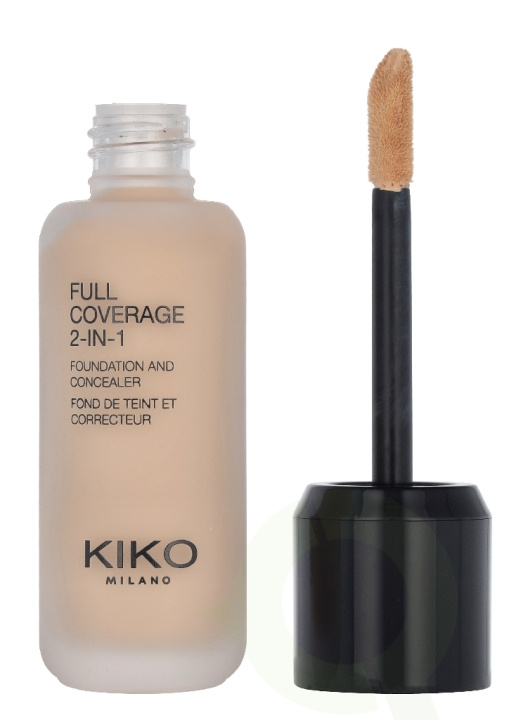 Kiko Milano Full Coverage 2 In 1 Foundation & Concealer 25 ml N01 ryhmässä KAUNEUS JA TERVEYS / Meikit / Meikit Kasvot / Meikkivoide @ TP E-commerce Nordic AB (D33633)
