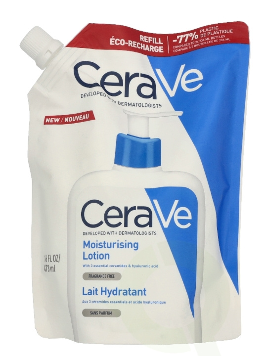 Cerave Moisturising Lotion Eco Refill 473 ml ryhmässä KAUNEUS JA TERVEYS / Ihonhoito / Kehon hoito / Vartalovoide @ TP E-commerce Nordic AB (D33677)