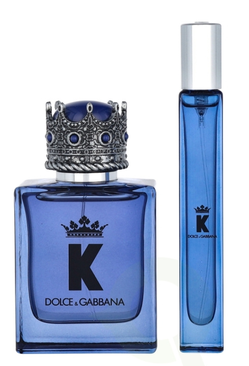 Dolce & Gabbana K Giftset 60 ml Edp Spray 50ml/Edp Travel Spray 10ml ryhmässä KAUNEUS JA TERVEYS / Lahjapakkaukset / Miesten lahjapakkaukset @ TP E-commerce Nordic AB (D33681)