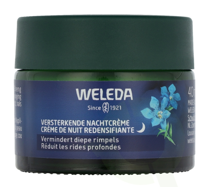 Weleda Blue Gentian & Edelweiss Strengthening Night Cream 40 ml ryhmässä KAUNEUS JA TERVEYS / Ihonhoito / Kasvot / Yövoide @ TP E-commerce Nordic AB (D33716)