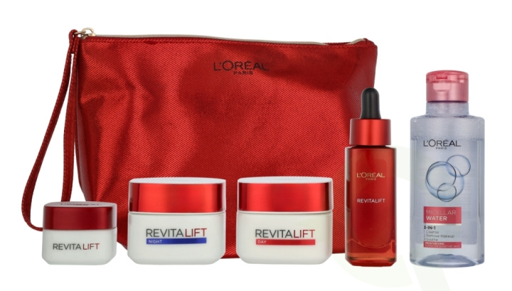 L\'Oreal Revitalift Trex Oap Classic Bag 240 ml Micellar Water 95 ml / Serum 30 ml / Day Cream 50 ml / Night Cream 50 ml / Eye Cream 15 ml ryhmässä KAUNEUS JA TERVEYS / Ihonhoito / Kasvot / Päivävoide @ TP E-commerce Nordic AB (D33751)