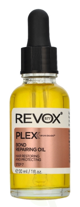 Revox B77 Plex Bond Repairing Hair Oil 30 ml ryhmässä KAUNEUS JA TERVEYS / Hiukset &Stailaus / Hiustenhoito / Hiusöljy @ TP E-commerce Nordic AB (D33814)