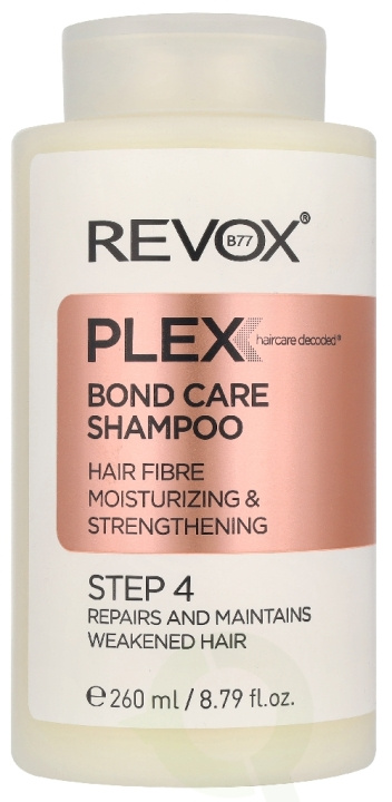 Revox B77 Plex Bond Care Shampoo 260 ml ryhmässä KAUNEUS JA TERVEYS / Hiukset &Stailaus / Hiustenhoito / Shampoo @ TP E-commerce Nordic AB (D33817)
