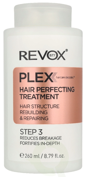 Revox B77 Plex Hair Perfecting Treatment 260 ml ryhmässä KAUNEUS JA TERVEYS / Hiukset &Stailaus / Hiustenhoito @ TP E-commerce Nordic AB (D33818)