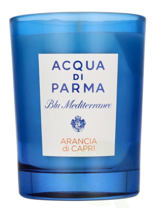 Acqua Di Parma Blu Mediterraneo Arancia Di Capri Sc. Candle 200 g ryhmässä KAUNEUS JA TERVEYS / Tuoksut & Parfyymit / Muut tuoksut / Tuoksukynttilät @ TP E-commerce Nordic AB (D33970)