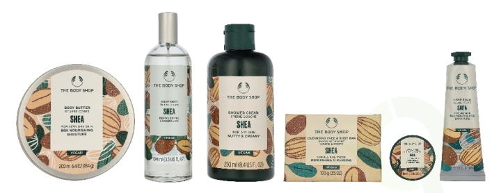 The Body Shop G4 Large Shea Giftset 730 ml Body Butter 200ml/Body Lotion 250ml/Shower Cream 250ml/Hand Cream 30ml ryhmässä KAUNEUS JA TERVEYS / Lahjapakkaukset / Naisten lahjapakkaukset @ TP E-commerce Nordic AB (D33976)