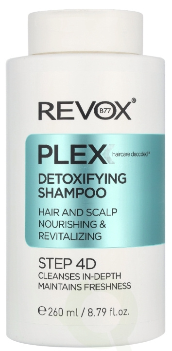 Revox B77 Plex Detoxifying Shampoo 260 ml ryhmässä KAUNEUS JA TERVEYS / Hiukset &Stailaus / Hiustenhoito / Shampoo @ TP E-commerce Nordic AB (D33996)