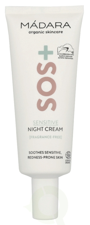 Madara Sos+ Sensitive Night Cream 70 ml ryhmässä KAUNEUS JA TERVEYS / Ihonhoito / Kasvot / Yövoide @ TP E-commerce Nordic AB (D34013)