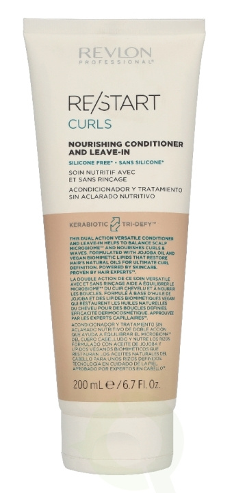 Revlon Re/Start Curls Nourishing Conditioner And Leave-In 200 ml ryhmässä KAUNEUS JA TERVEYS / Hiukset &Stailaus / Hiustenhoito / Hoitoaine @ TP E-commerce Nordic AB (D34135)