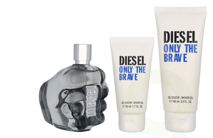 Diesel Only The Brave Mens Giftset 275 ml Edt Spray 125ml/Shower Gel 100ml/Shower Gel 50ml ryhmässä KAUNEUS JA TERVEYS / Lahjapakkaukset / Miesten lahjapakkaukset @ TP E-commerce Nordic AB (D34171)