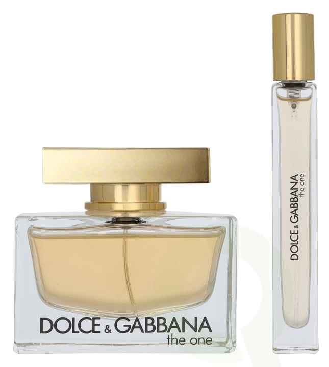 Dolce & Gabbana The One Giftset 85 ml Edp Spray 75ml/Edp Spray 10ml ryhmässä KAUNEUS JA TERVEYS / Tuoksut & Parfyymit / Parfyymit @ TP E-commerce Nordic AB (D34191)