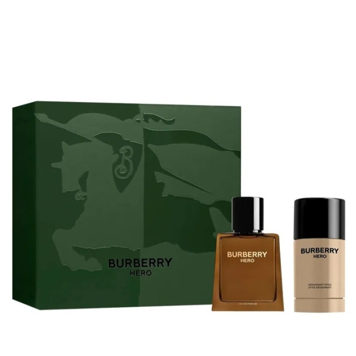 Burberry Giftset Burberry Hero Edp 50ml + Deostick 75ml ryhmässä KAUNEUS JA TERVEYS / Tuoksut & Parfyymit / Parfyymit / Miesten Tuoksut @ TP E-commerce Nordic AB (D34280)