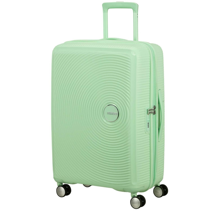 American Tourister Resväska Soundbox 67 Medium Pastel Green ryhmässä URHEILU, VAPAA-AIKA JA HARRASTUS / Matkailutarvikkeet / Matkalaukut @ TP E-commerce Nordic AB (D34324)