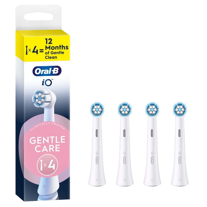 Oral B Borsthuvud iO Gentle Care 4st ryhmässä KAUNEUS JA TERVEYS / Suunhoito / Sähköhammasharjat Tarvikkeet @ TP E-commerce Nordic AB (D34353)