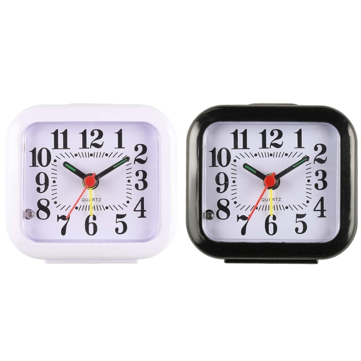 4Living Väckarklocka 8x3x7,5cm 1XAA 1,5V Svart/Vit 5+5 Pack ryhmässä KODINELEKTRONIIKKA / Ääni & Kuva / Kotiteatteri, HiFi ja kannettavat / Radio & Herätyskellot @ TP E-commerce Nordic AB (D34398)