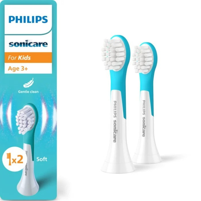 Philips Borsthuvud Sonicare för barn 2st HX6032/90 ryhmässä KAUNEUS JA TERVEYS / Suunhoito / Sähköhammasharjat Tarvikkeet @ TP E-commerce Nordic AB (D34462)