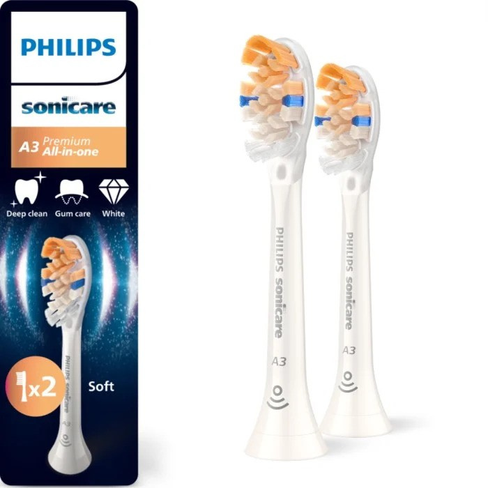 Philips Borsthuvud Sonicare Premium All-in-One 2st HX9092/87 ryhmässä KAUNEUS JA TERVEYS / Suunhoito / Sähköhammasharjat Tarvikkeet @ TP E-commerce Nordic AB (D34478)