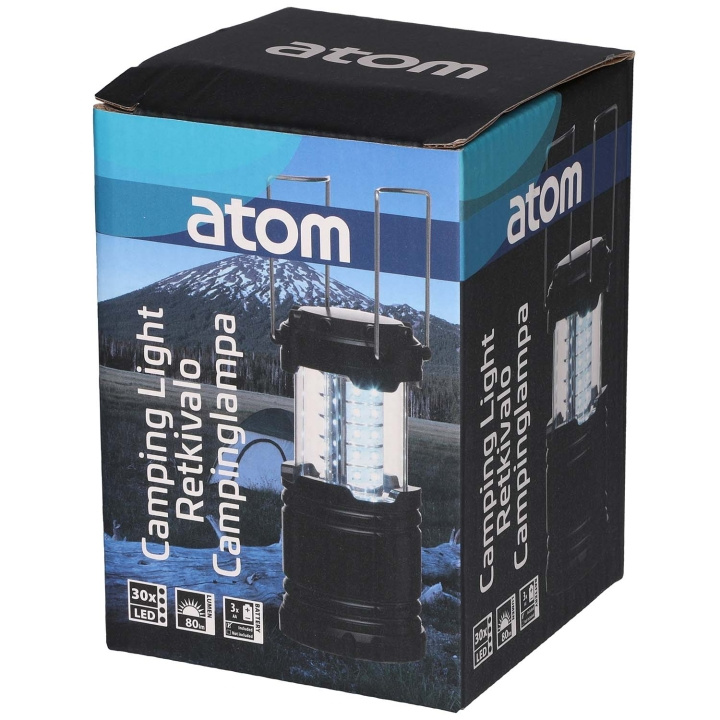 Atom Camping Lykta 30 LED ryhmässä URHEILU, VAPAA-AIKA JA HARRASTUS / Ulkoilu / Retkeilylamput @ TP E-commerce Nordic AB (D34490)