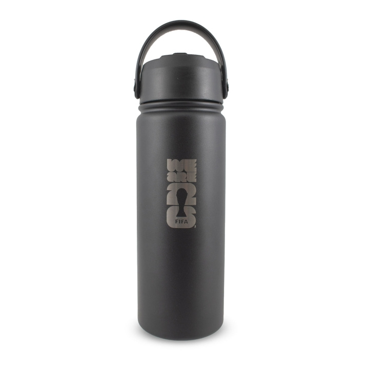 FIFA Juomapullo World Cup Premium Flask 550ml Musta ryhmässä URHEILU, VAPAA-AIKA JA HARRASTUS / Ulkoilu / Termos- ja vesipullot @ TP E-commerce Nordic AB (D34670)