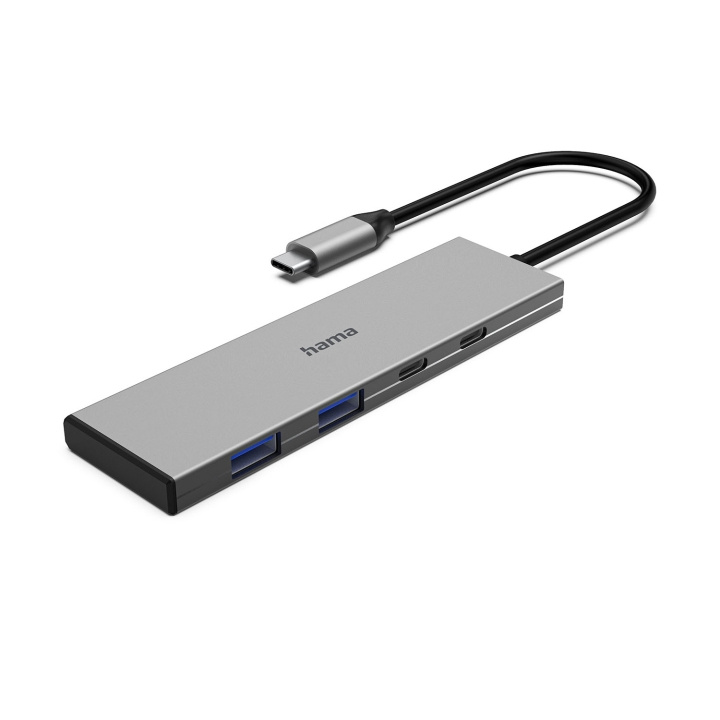 Hama USB-C Hub USB 3.2 Gen2 2xUSB-C + 2xUSB-A 10 Gbit/S PD Alumiini ryhmässä TIETOKOONET & TARVIKKEET / Tietokonetarvikkeet / USB-telakat @ TP E-commerce Nordic AB (D34752)