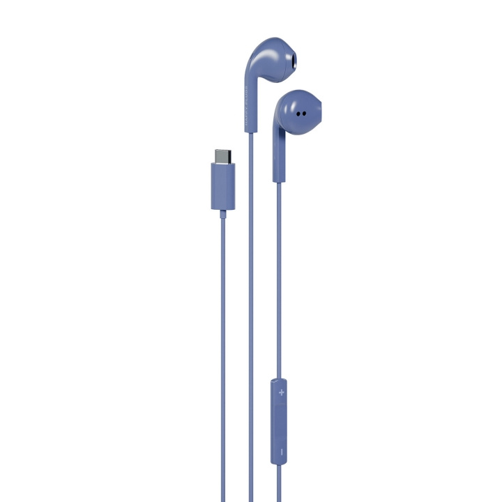 Happy Plugs Kuulokkeet In-Ear USB-C Johdollinen Sininen ryhmässä KODINELEKTRONIIKKA / Ääni & Kuva / Kuulokkeet & Tarvikkeet / Kuulokkeet @ TP E-commerce Nordic AB (D34759)