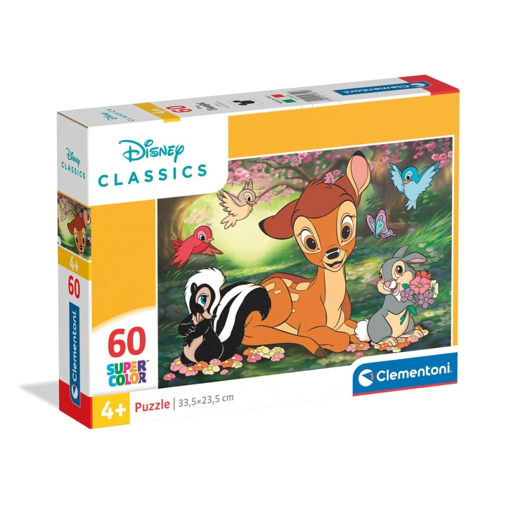Clementoni Palapeli 60 Pcs Disney Classics ryhmässä LELUT, TUOTTEET LAPSILLE JA VAUVOILLE / Leikkikalut, Askartelu &Pelit / Lasten palapeli @ TP E-commerce Nordic AB (D34784)