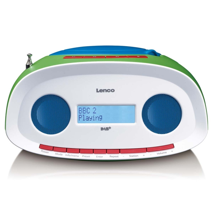 Lenco Kannettava DAB+/FM-radio, jossa on CD- ja USB-soitin ryhmässä KODINELEKTRONIIKKA / Ääni & Kuva / Kotiteatteri, HiFi ja kannettavat / Radio & Herätyskellot / Radio @ TP E-commerce Nordic AB (D34897)