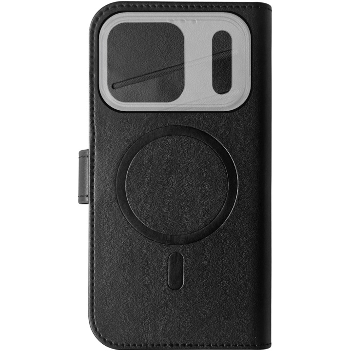 Celly Wallet Case MagSafe-kompatibel iPhone 17 Pro Max Svart ryhmässä ÄLYPUHELIMET JA TABLETIT / Puhelimen suojakotelo / Apple / iPhone 17 @ TP E-commerce Nordic AB (D35014)