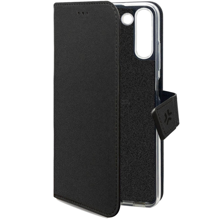 Celly Wally Wallet Case Galaxy S26 5G Svart ryhmässä ÄLYPUHELIMET JA TABLETIT / Puhelimen suojakotelo / Samsung @ TP E-commerce Nordic AB (D35057)
