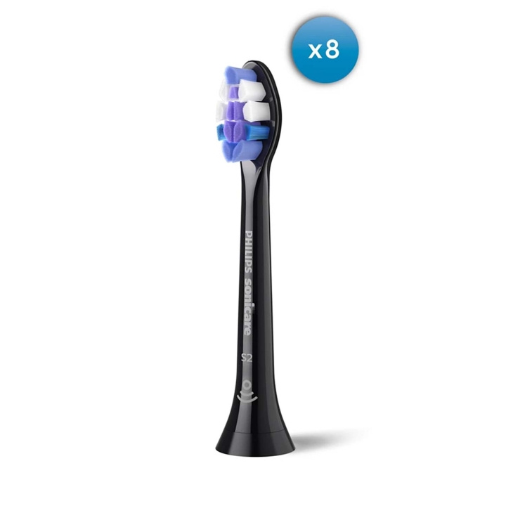 Philips Borsthuvud Sonicare Sensitive 8st HX6058/88 ryhmässä KAUNEUS JA TERVEYS / Suunhoito / Sähköhammasharjat Tarvikkeet @ TP E-commerce Nordic AB (D35085)
