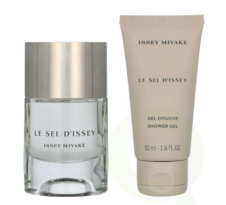 Issey Miyake Le Sel D\'Issey Giftset 100 ml Edt Spray 50ml/Shower Gel 50ml ryhmässä KAUNEUS JA TERVEYS / Lahjapakkaukset / Naisten lahjapakkaukset @ TP E-commerce Nordic AB (D35205)