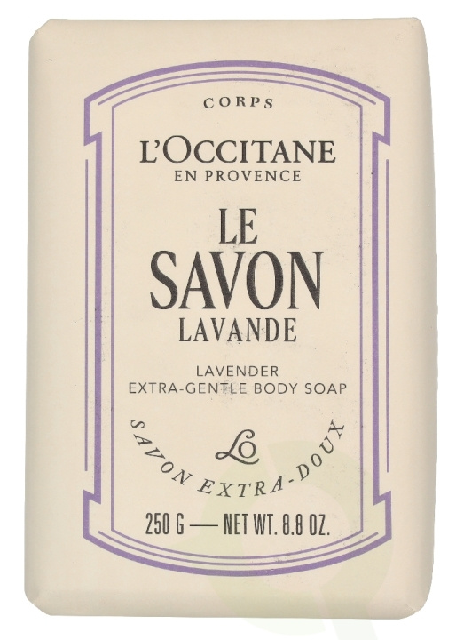 L\'Occitane Extra-Gentle Body Soap With Shea Butter 250 g Lavender ryhmässä KAUNEUS JA TERVEYS / Ihonhoito / Kehon hoito / Vartalovoide @ TP E-commerce Nordic AB (D35232)