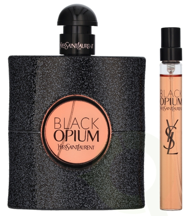 Yves Saint Laurent YSL Black Opium Giftset 100 ml Edp Spray 90ml/Edp Spray 10ml ryhmässä KAUNEUS JA TERVEYS / Lahjapakkaukset / Naisten lahjapakkaukset @ TP E-commerce Nordic AB (D35286)