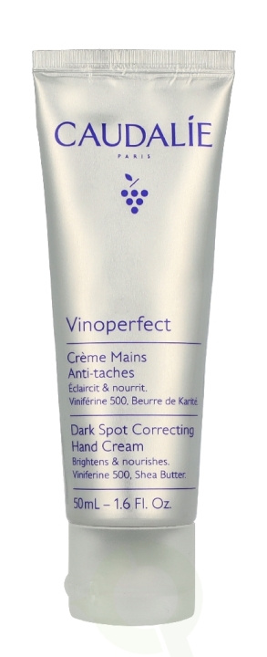 Caudalie Vinoperfect Dark Spot Correcting Hand Cream 50 ml ryhmässä KAUNEUS JA TERVEYS / Manikyyri/Pedikyyri / Käsirasva @ TP E-commerce Nordic AB (D35287)