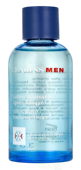Clarins Men After Shave Soothing Toner 100 ml ryhmässä KAUNEUS JA TERVEYS / Hiukset &Stailaus / Sheivaus ja trimmaus / Aftershave @ TP E-commerce Nordic AB (D35294)