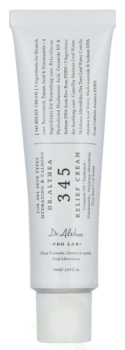 Dr. Althea 345 Relief Cream 50 ml ryhmässä KAUNEUS JA TERVEYS / Ihonhoito / Kasvot / Päivävoide @ TP E-commerce Nordic AB (D35324)