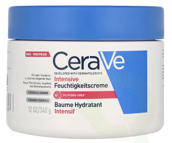 Cerave Intensive Moisturizing Cream For Very Dry, Itchy Skin 340 g ryhmässä KAUNEUS JA TERVEYS / Ihonhoito / Kasvot / Päivävoide @ TP E-commerce Nordic AB (D35381)