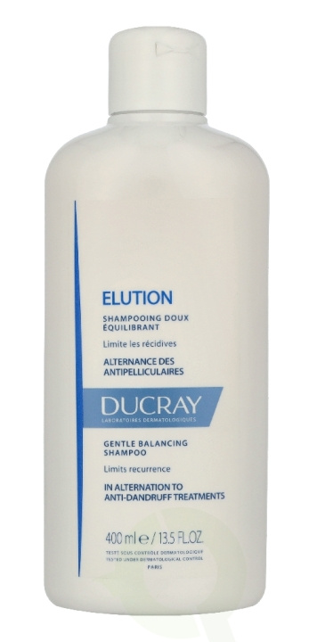 Ducray Elution Gentle Balancing Shampoo 400 ml ryhmässä KAUNEUS JA TERVEYS / Hiukset &Stailaus / Hiustenhoito / Shampoo @ TP E-commerce Nordic AB (D35454)
