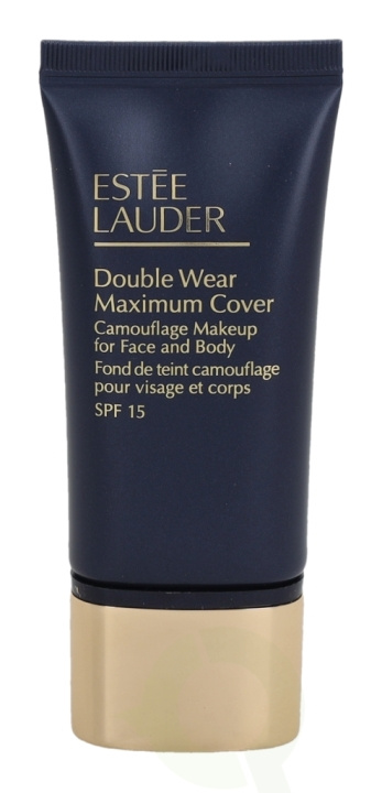 Estee Lauder Double Wear Maximum Cover Makeup SPF15 30 ml 1N1 Ivory Nude ryhmässä KAUNEUS JA TERVEYS / Meikit / Meikit Kasvot / Meikkivoide @ TP E-commerce Nordic AB (D35499)