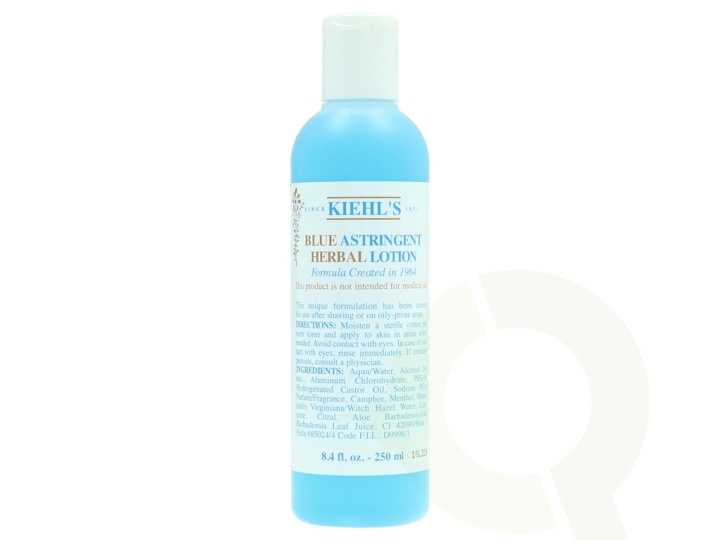 Kiehl\'s Blue Astringent Herbal Lotion 250 ml ryhmässä KAUNEUS JA TERVEYS / Ihonhoito / Kehon hoito / Vartalovoide @ TP E-commerce Nordic AB (D35544)