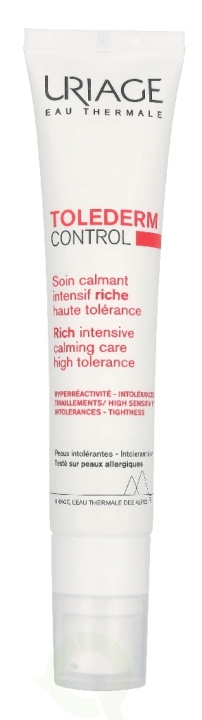 Uriage Tolederm Control Rich Soothing Care 40 ml ryhmässä KAUNEUS JA TERVEYS / Ihonhoito / Kasvot / Päivävoide @ TP E-commerce Nordic AB (D35576)