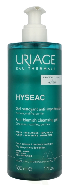 Uriage Hyseac Cleansing Gel 500 ml ryhmässä KAUNEUS JA TERVEYS / Ihonhoito / Kasvot / Puhdistus @ TP E-commerce Nordic AB (D35584)
