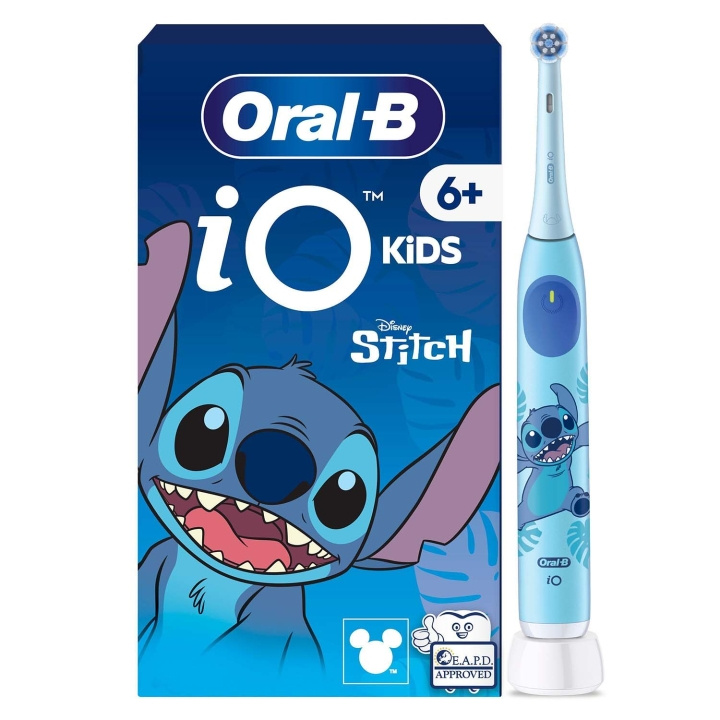 Oral B Eltandborste iO2 Kids 6+ Stitch ryhmässä KAUNEUS JA TERVEYS / Suunhoito / Sähköhammasharjat @ TP E-commerce Nordic AB (D35625)
