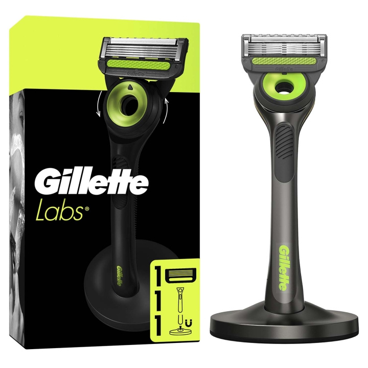 Gillette Rakhyvel Labs 1st rakblad + Magnetiskt ställ Neon Night ryhmässä KAUNEUS JA TERVEYS / Hiukset &Stailaus / Sheivaus ja trimmaus / Partahöylät & Tarvikkeet @ TP E-commerce Nordic AB (D35780)