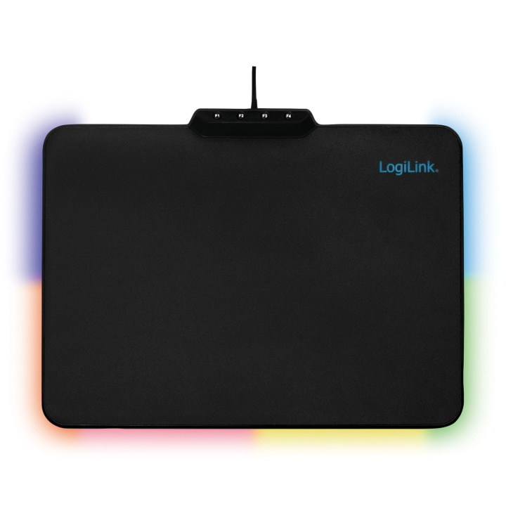 LogiLink Gamingmusmatta RGB 360x270mm Svart ryhmässä TIETOKOONET & TARVIKKEET / GAMING / Hiirimatot @ TP E-commerce Nordic AB (D35819)