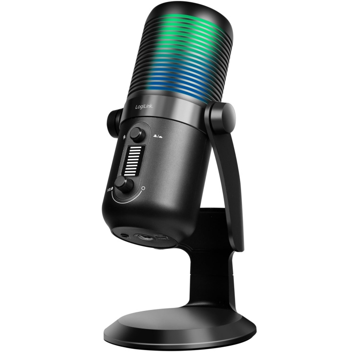 LogiLink Mikrofon USB Riktad/Rundstrålande NRC RGB Svart ryhmässä TIETOKOONET & TARVIKKEET / Tietokonetarvikkeet / Mikrofonit @ TP E-commerce Nordic AB (D35827)