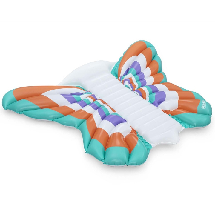 Bestway Poolmadrass Boho Butterfly 1,93 x 1,76 m ryhmässä LELUT, TUOTTEET LAPSILLE JA VAUVOILLE / Ulkoleut / Kylpylelut @ TP E-commerce Nordic AB (D35840)