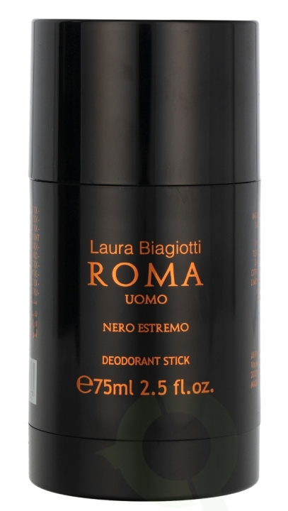 Laura Biagiotti Roma Uomo Nero Estremo Deostick 75 ml ryhmässä KAUNEUS JA TERVEYS / Tuoksut & Parfyymit / Deodorantit @ TP E-commerce Nordic AB (D35864)