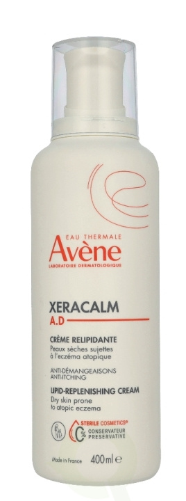 Avene XeraCalm A.D Lipid-Replenishing Cream 400 ml ryhmässä KAUNEUS JA TERVEYS / Ihonhoito / Kasvot / Päivävoide @ TP E-commerce Nordic AB (D35923)